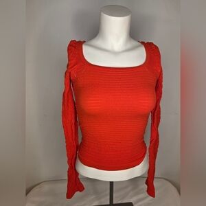 Free People Size M/L Intimately Top in Rich Orange